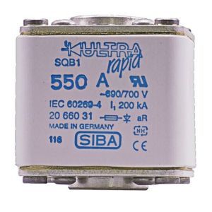 709710/02-Halbleiter-Sicherung 550A (In=250A)-AC6 Halbleiter-Sicherung für TYA L