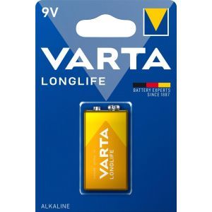 Longlife 9V 1er, Batterie E-Block Varta Longlife 1er Blister04122101411