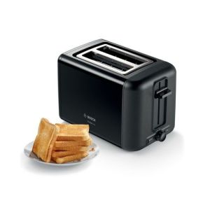 TAT3P423DE, Toaster Kompakt DesignLine jet black polished