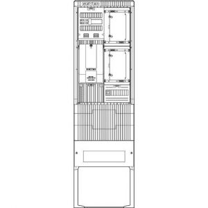 SZ205ZZ1515 Zähleranschlusssäule 1 ZP, TSG, 5pol Spe