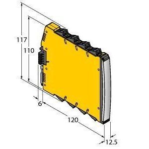 IMX12-DI03-1S-2T-SPR/24VDC Trennschaltverstärker, 1-kanalig