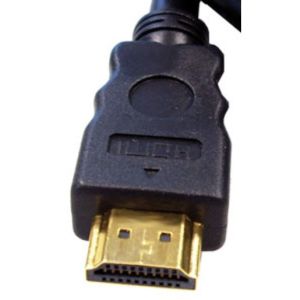 HHDMI HDMI-Kabel, 2m, schwarz, 1.3B, vergoldet