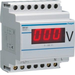 SM501 Voltmeter digital 0-500 V