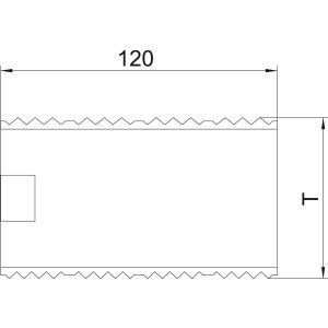 GA-KUP90 Kupplung universal, für Kanaltiefe 90 84