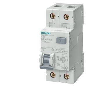 5SU1356-7KK32 FI/LS-Schalter, 6 kA, 1P+N, Typ A, 30 mA