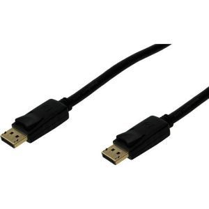 918.0951 Displayport Kabel schwarz mit 1,0m Kabel