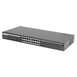NNETSWGBE16UM19.01, 19 Netzwerk-Switch, 16-Port Gigabit, 19 Zoll, Unmanaged