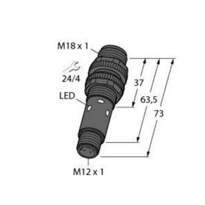 S18-2VPDL-Q8 Opto-Sensor, Reflexionslichttaster