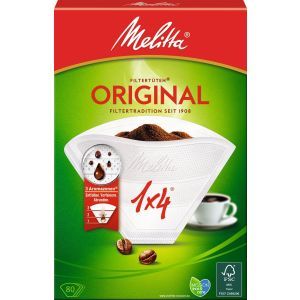 977659 VPE Melitta® Filtertüten 1x4/80 weiß Aroma