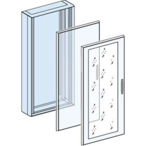 08133 Transparente Tür für Wandgehäuse, 9 Modu