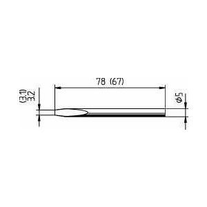 0032KD/SB, Lötspitze-ERSADUR 3,1 mm