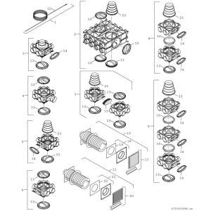 V5001C 260, BOSCH Wohnungslüftungsgerät V5001 C 260, 840x785x595, 260m3/h