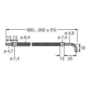 IA23S Glas-Lichtleiter, Einzelleiter