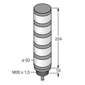 TL50WBGYR LED-Anzeige, Signalsäule