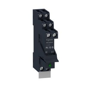 RSB2A080JDPV, Interface-Relais 2W 8A 12VDC Sockel Bügel Diode Schild montiert