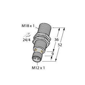 BI8U-EM18WD-AP6X-H1141 Induktiver Sensor, für die Lebensmitteli