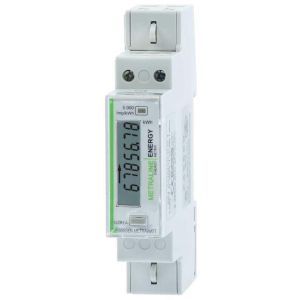 METRALINE ENERGY, Energiezähler, 4 Quadranten, Bezug/Abgabe, 1 Tarif, integrierte Modbus RTU Kommunikation, 2-Leiter-Netz 230…240 V, 50/60 Hz, Direktanschluss 5(40) A, MID