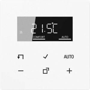 BT LS 1791 WW, JUNG HOME Raumthermostat-Display, Serie LS, alpinweiß