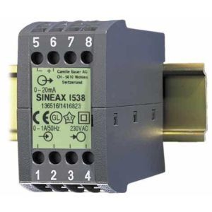 SINEAX I538 230VAC 5A 4...20mA Messumformer für Wechselstrom, mit Hilfs