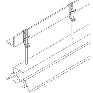 AV155-BM8 Traegerklammer, senkrecht an 1,5-5mm + S