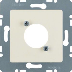 141202 Zentralplatte für XLR-D-Serie weiß glän