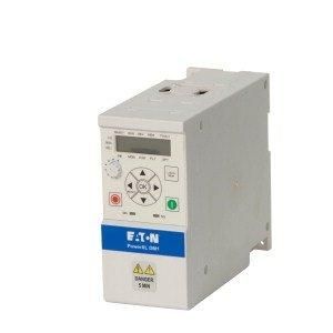 DM1-327D8NB-S20S-EM, Frequenzumrichter, 230 V AC, 3-phasig, 7.8 A, 1.5 kW, IP20/NEMA0, 7-Segment-Anzeige, Sollwertpotenziometer, Brems-Chopper, STO (Safe Torque Off, SIL2,