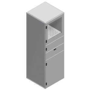 NSYSF16680PC Spacial SF-PC-Schrank, fertig montiert,