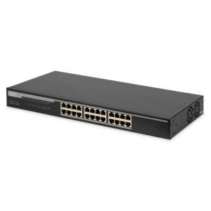 NNETSWGBE24UM19.01, 19 Netzwerk-Switch, 24-Port Gigabit, 19 Zoll, Unmanaged