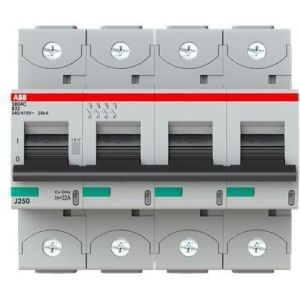 S804C-B32, S804C-B32 Hochleist.-Sicherungsautomat, 32A,B,415VAC=Icu 25kA,4P