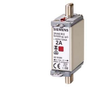 3NA6822, NH-Sicherungseinsatz, NH000, In: 63 A, gG, Un AC: 500 V, Un DC: 250 V