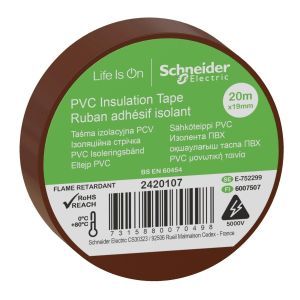 2420107 PVC Isolierband B=19mm, Länge: 20m, Farb