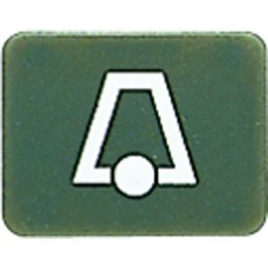 33 AN K Kalotte mit Symbol, lichtundurchlässig,