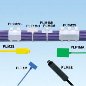 PLM4S-D4Y Kabelbinder mit Beschriftungsschild,  Br