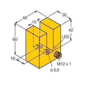 SI15-K30-AP6X-H1141 Induktiver Sensor, schlitzförmig