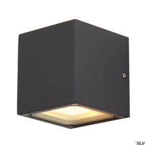 232535, SITRA CUBE, Outdoor Wandleuchte, TCR-TSE, IP44, anthrazit, max. 18W