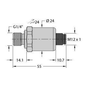 PT10V-1004-I2-H1143 Drucktransmitter, mit Stromausgang (2-Le