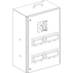 KSB250SM428 KS Abgangskasten,250A, leer, 3L+N+PE, 28