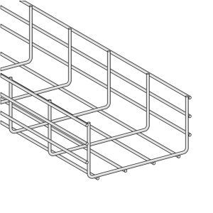 GKX 320x110  V2A Gitterkanal U-Form, 320 x 110 mm