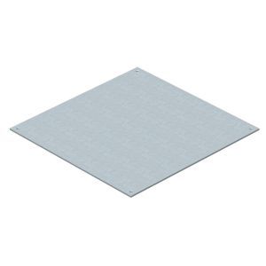 DU 350-2 Blinddeckel für UZD350-2/3 383x383x4, St