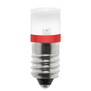 70113511 T10x26mm E-10 Flat LED Lamp, rot, 24-28V