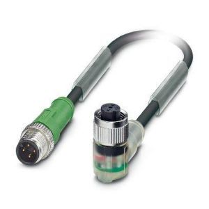 SAC-4P-M12MS/3,0-PUR/M12FR-3L Sensor-/Aktor-Kabel