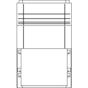 SX412.1 Eingrabsockel S4 X0 950/320 WP/ST/ST RAL