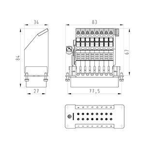 BAS BAS KL 16 4,0 50 Klemmenadapter-BAS BAS KL 16 4,0 50