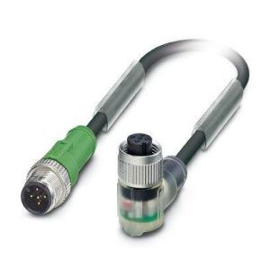 SAC-5P-M12MS/0,6-PUR/M12FR-3L Sensor-/Aktor-Kabel