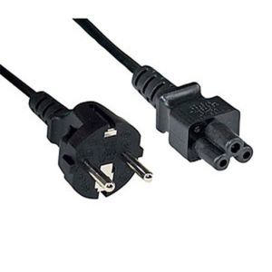 5776000002 3-polig "Mickymaus"-Stecker, Farbe: schw