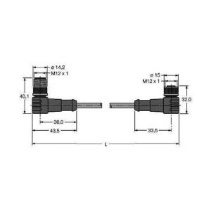 WSC-WKC5701-3M Busleitung für CAN (DeviceNet, CANopen),