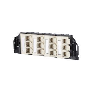 130B11SA0301-E C6Amodul 12 Port 180°M GB3 perlweiß