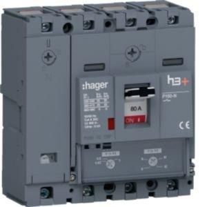 HHS081DC Leistungsschalter h3+ P160 TM 4x80A 25kA