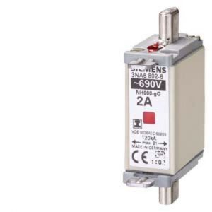 3NA6814-6, NH-Sicherungseinsatz, NH000, In: 35 A, gG, Un AC: 690 V, Un DC: 250 V