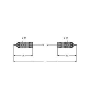 SFOL-0.2M IP-Link Lichtwellenleiter, PUR Außenmant